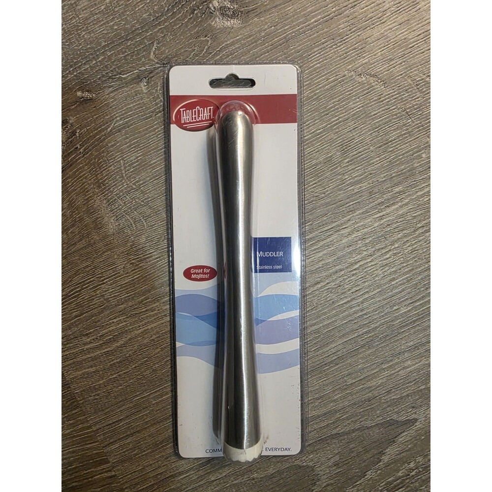 Muddler New Stainless steel and Plastic New Great for mojitos